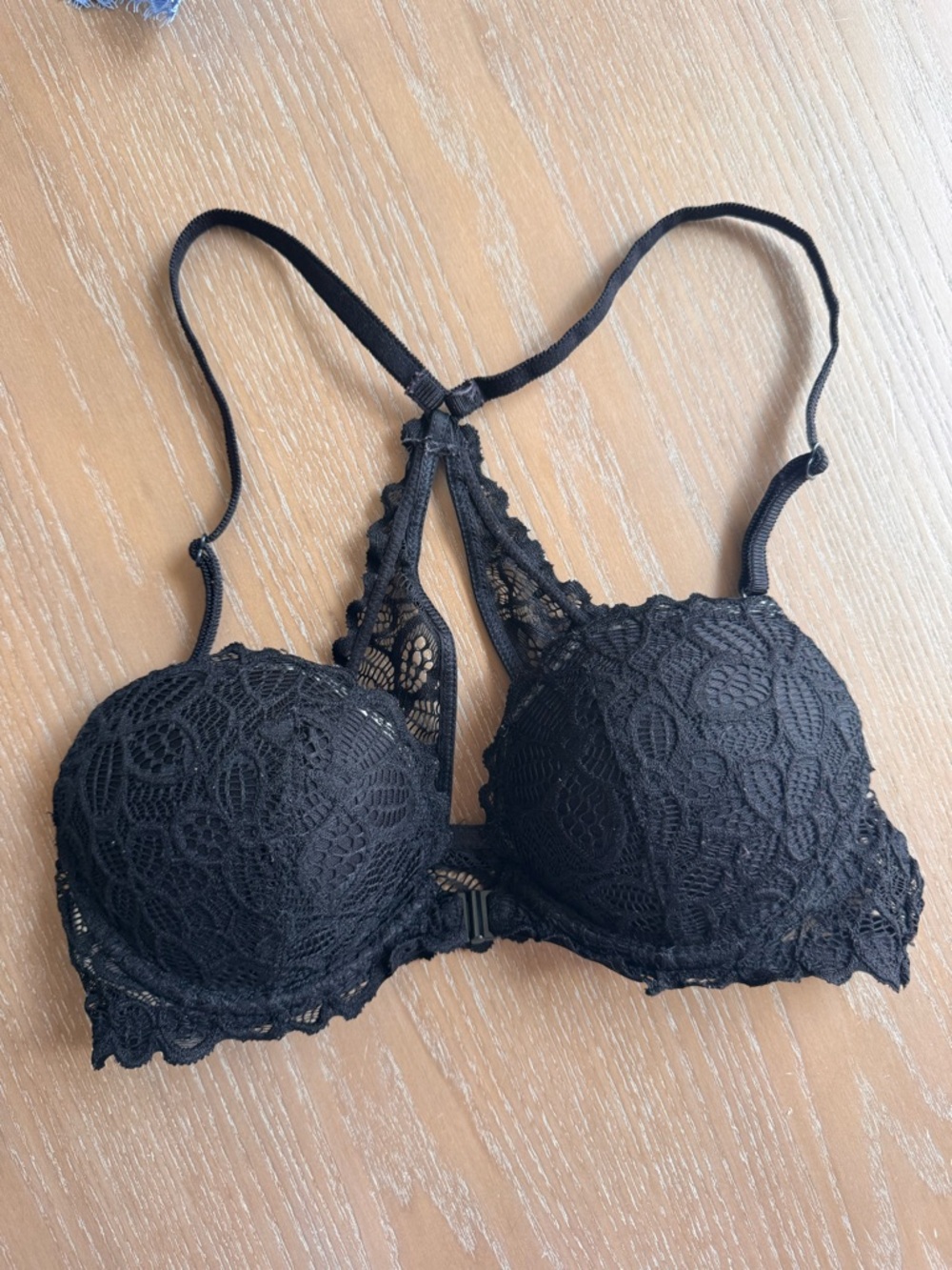 Black Lace Racerback Bra - Women Intimates